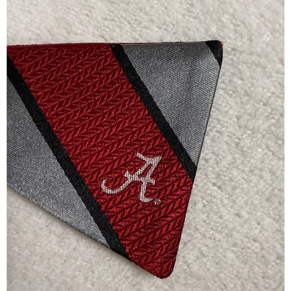 ALABAMA CRIMSON TIDE Logo Woven Silk Bow Tie NCAA Licensed University Zep-Pro - Picture 4 of 4